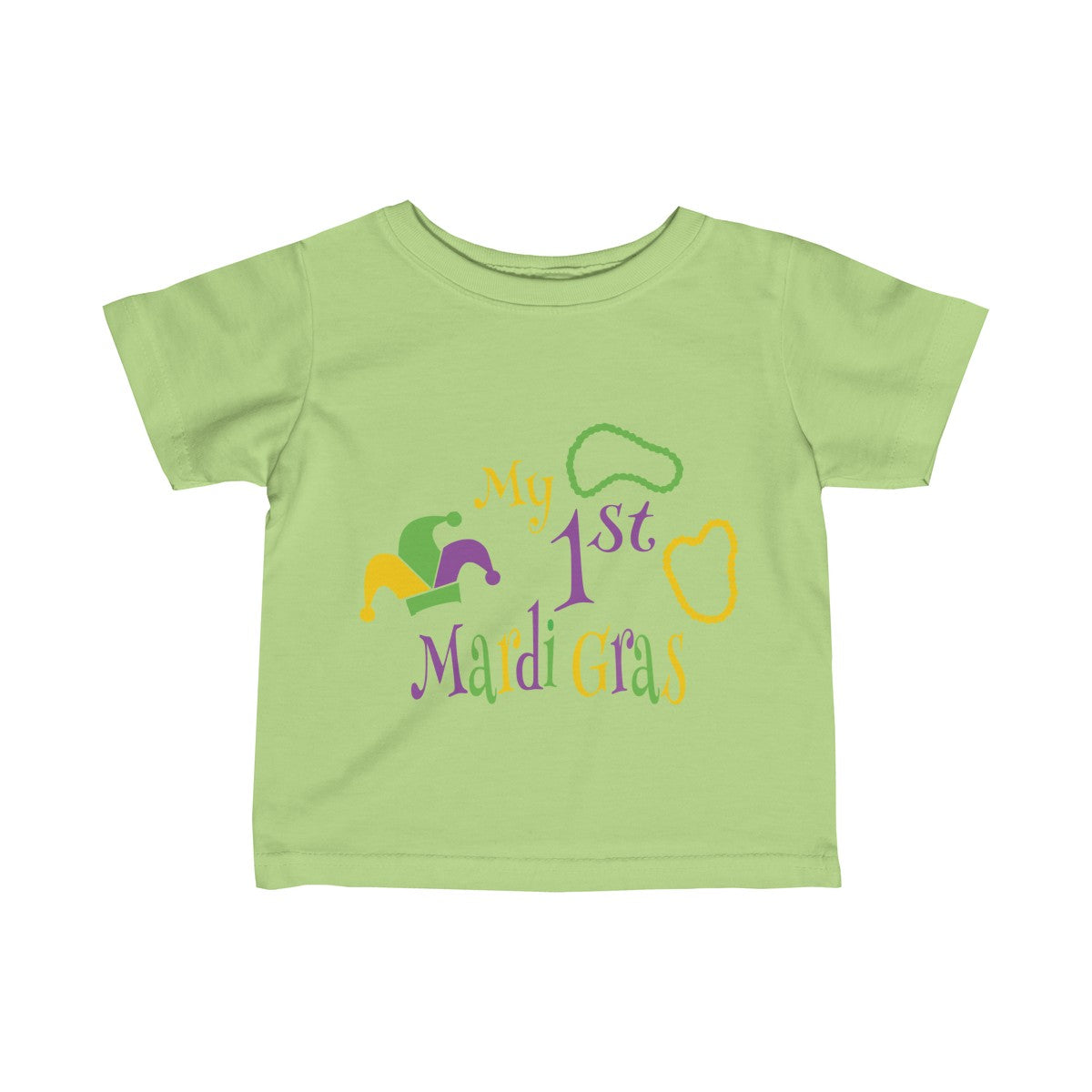 My 1st Mardi Gras Infant Fine Jersey Tee - Inspired By Savy