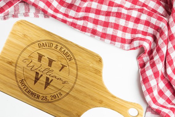 Personalized Name & Date Cutting Board